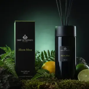 Drip of Infinity Moon Moss Reed Diffuser Wien, kühl-waldiger Raumduft mit Moos und Zitrus