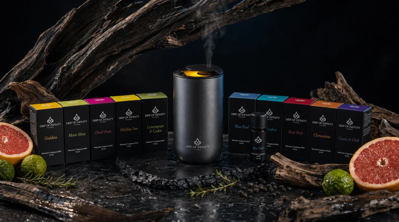 Drip of Infinity Starter Set mit Waterless Diffuser und 10 ml Nebulizer Refills